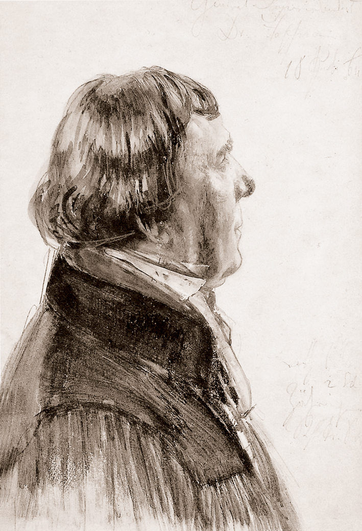  Adolpyh Von Menzel —— 霍夫曼将军的肖像